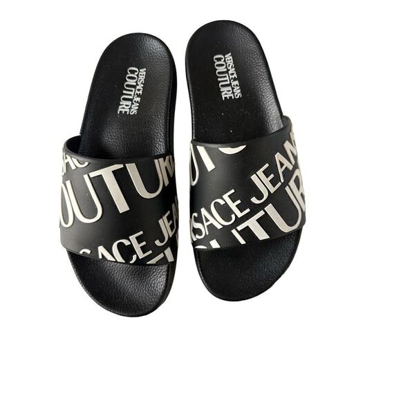 Versace Jeans Couture Signature Logo Pool Slide - Picture 2 of 6